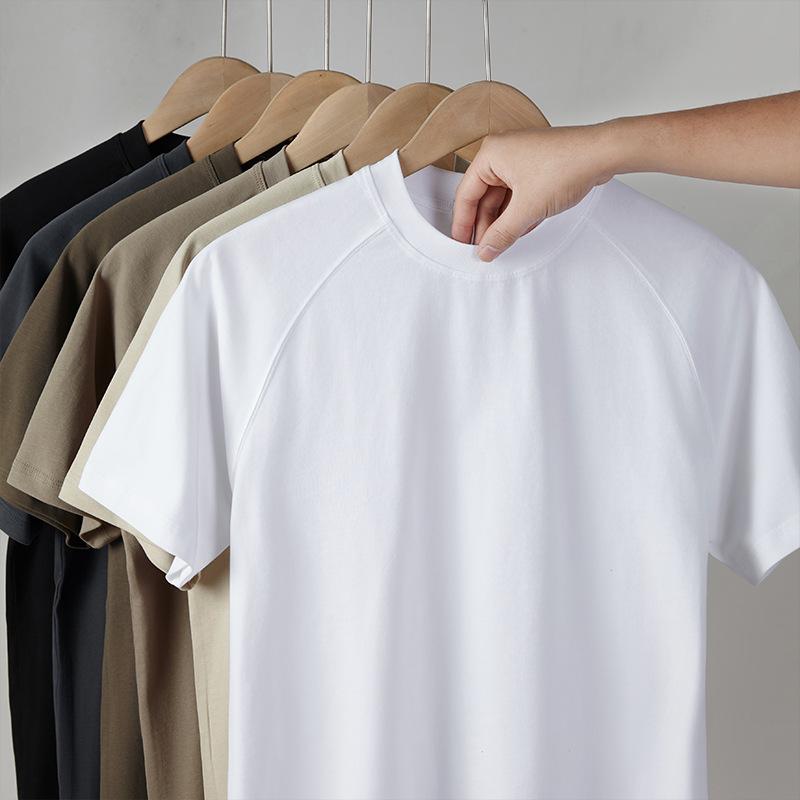 Round-neck Solid-color Loose-fitting Bottoming Shirt