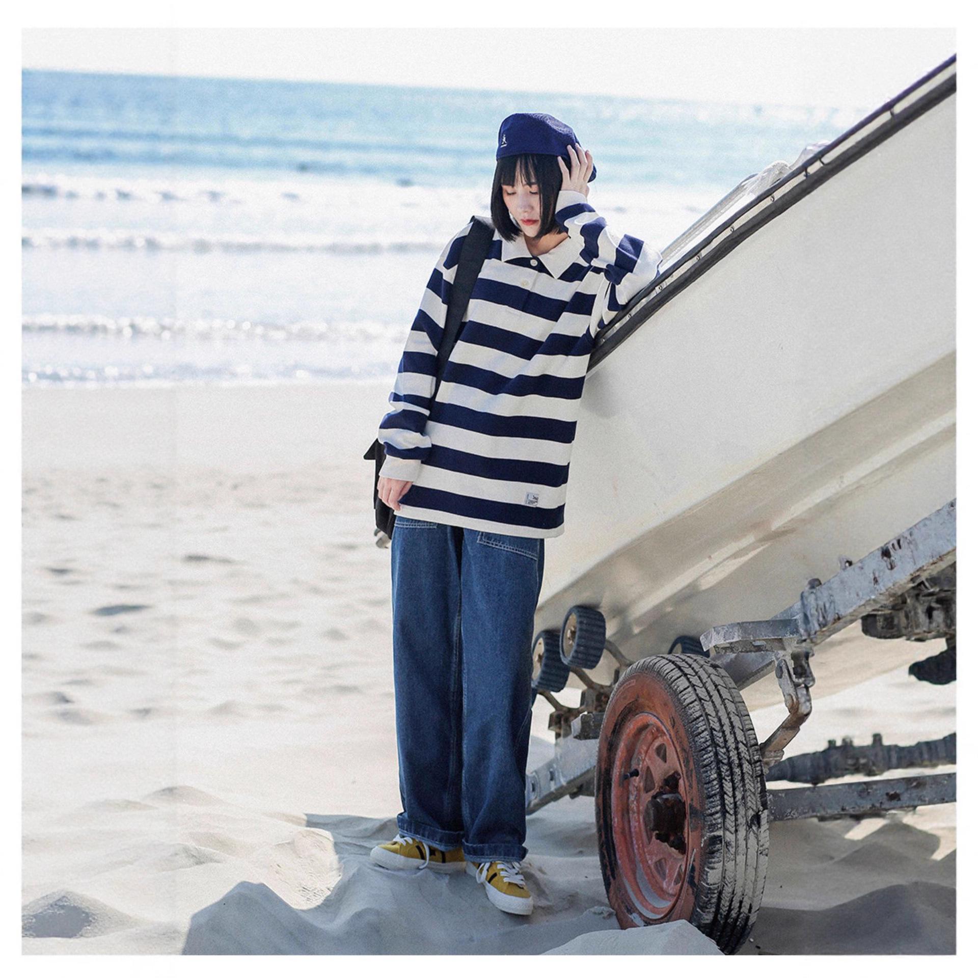 Men's Loose-Fit Straight-Leg Workwear Denim Jeans