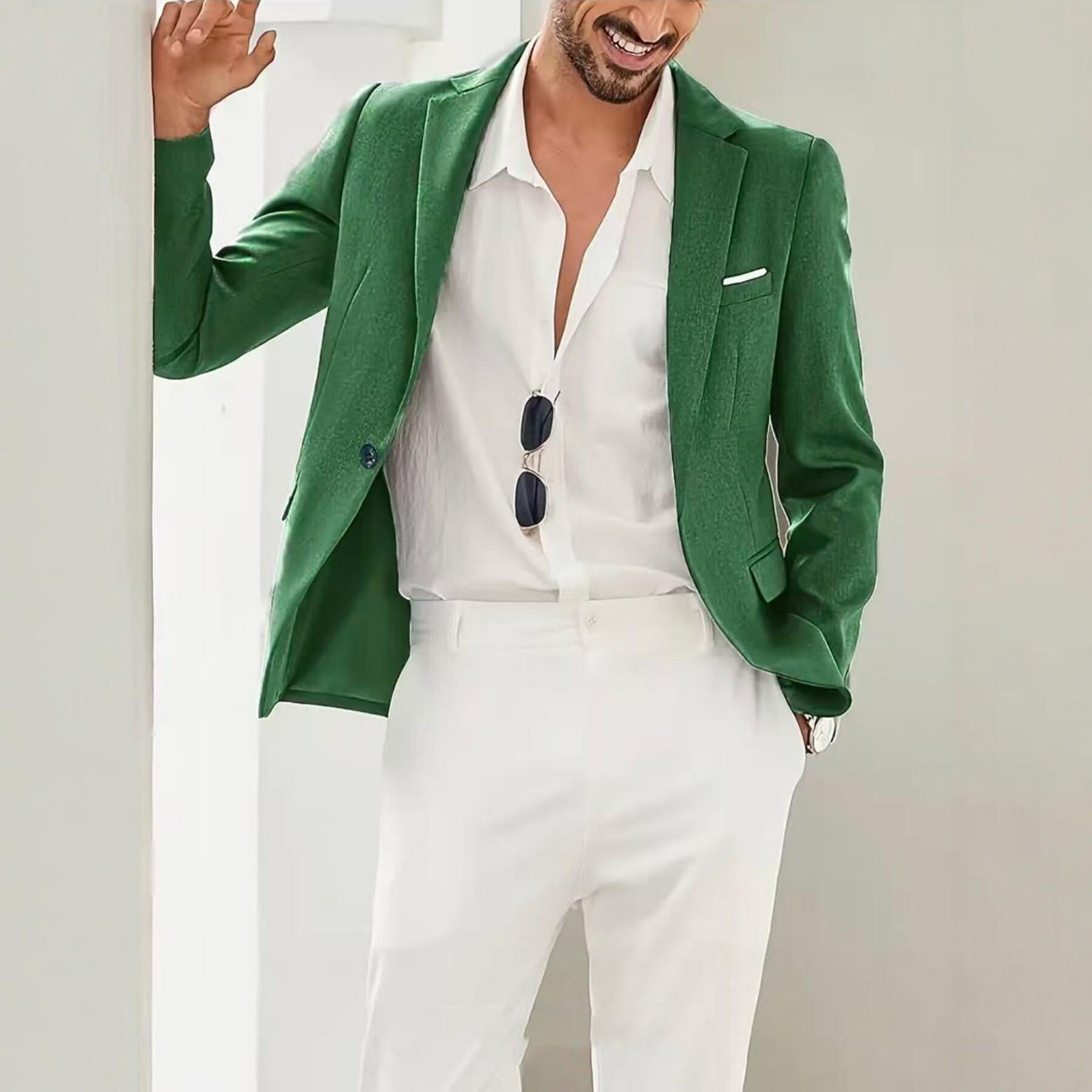 Italian-style Summer Mens Lightweight Casual Jacket