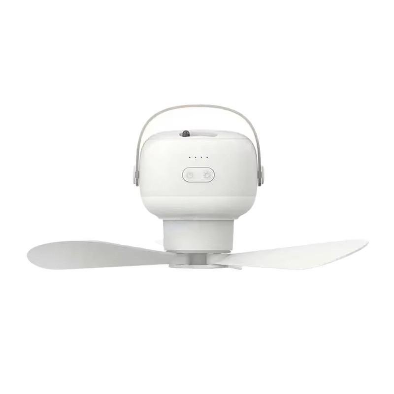 Bathroom Ceiling Fan With Light Wall-mounted Drill-free Hanging Fan