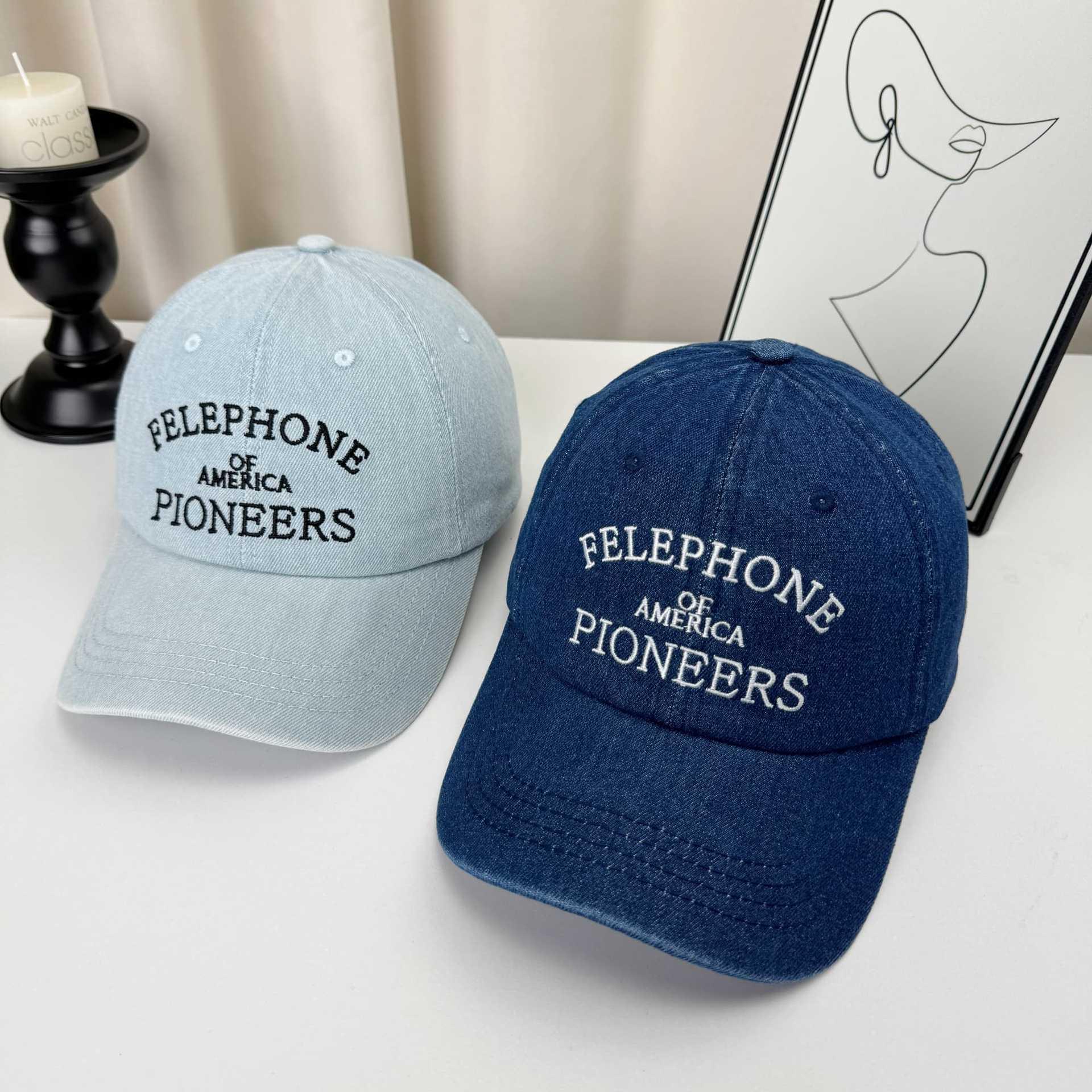 Mens Versatile Denim Baseball Cap Sunshade Hat