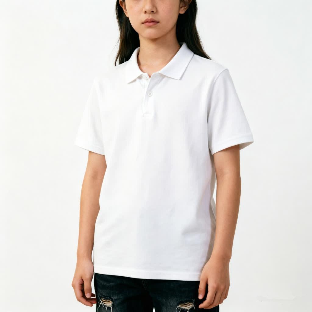 Mens Summer Thin Ice-silk Short-sleeve Polo Shirt With A Turn-down Collar