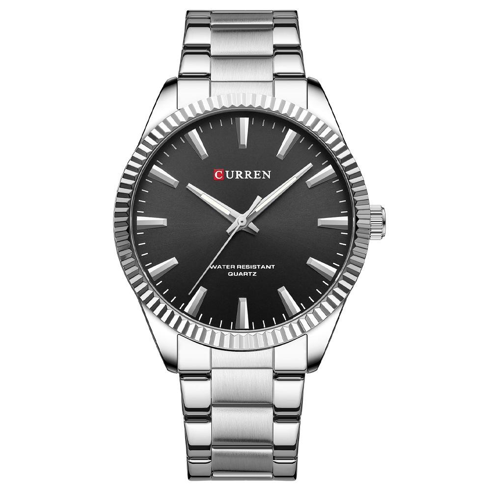Business Mens Waterproof Round Pin-Strap Watch
