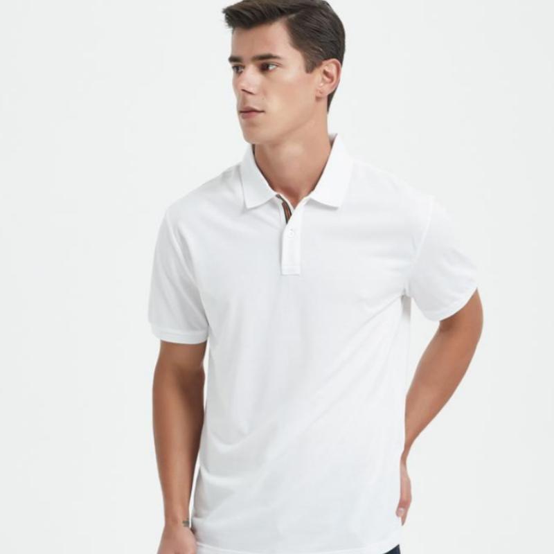 Tussah Silk Composite Polo Shirt For Men And Women