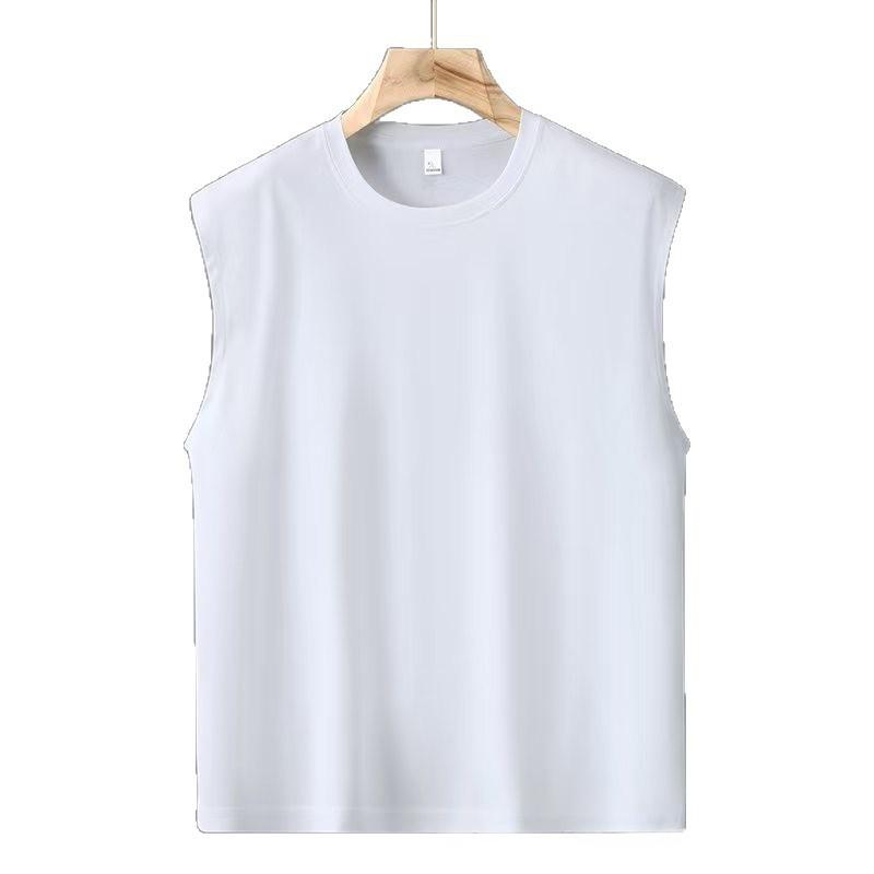 Solid-color Vest Sleeveless Cotton T-shirt