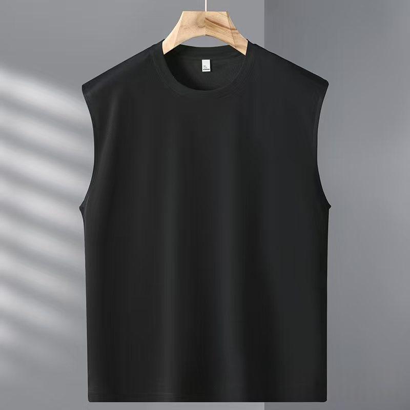 Solid-color Vest Sleeveless Cotton T-shirt